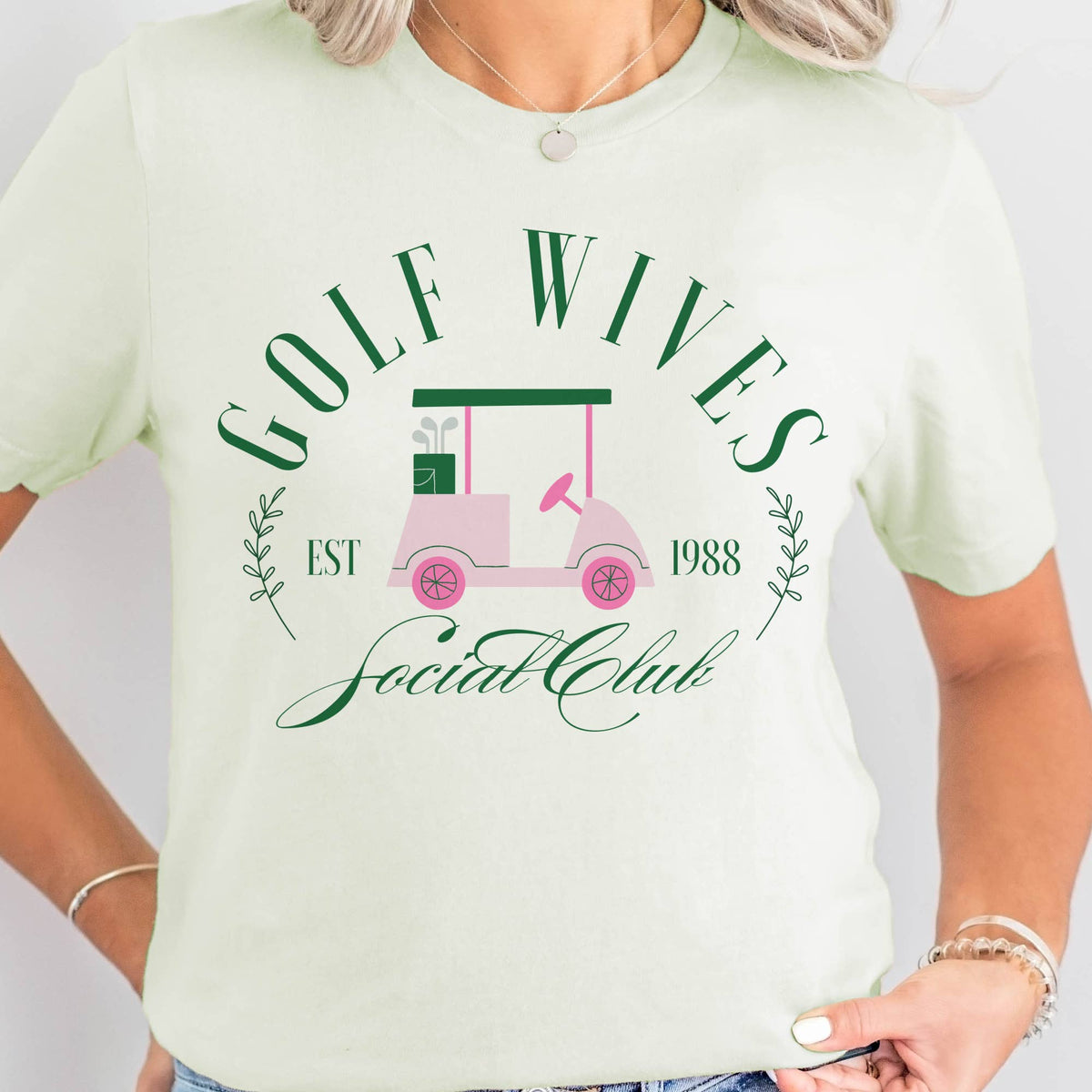 Golf Wives Social Club Country Golfing Social Graphic Tee