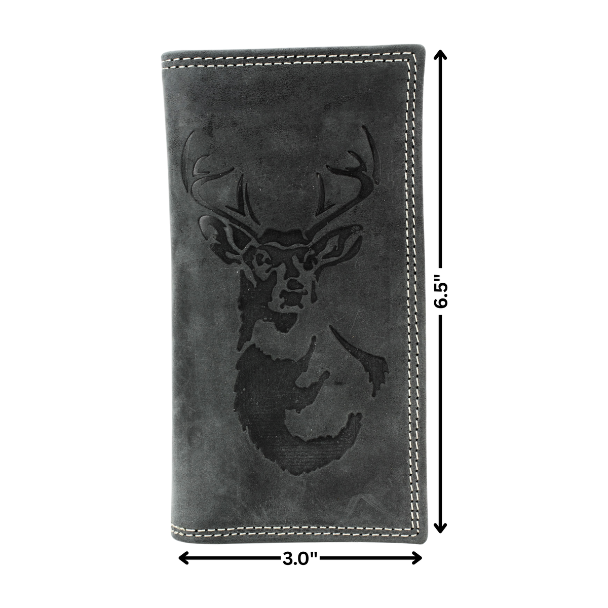 Men’s Rodeo Wallet with Deer Emboss ABMWVT 07