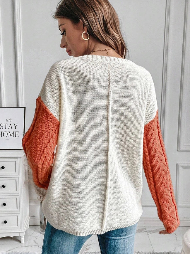 Sweater- Color Block Style