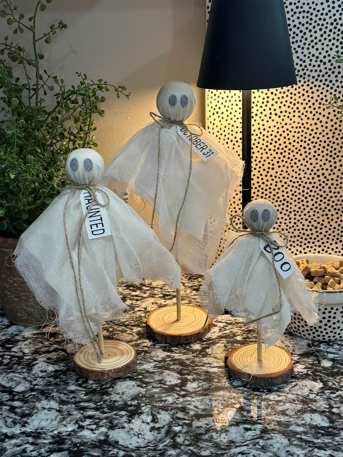 Set of 3 Ghost