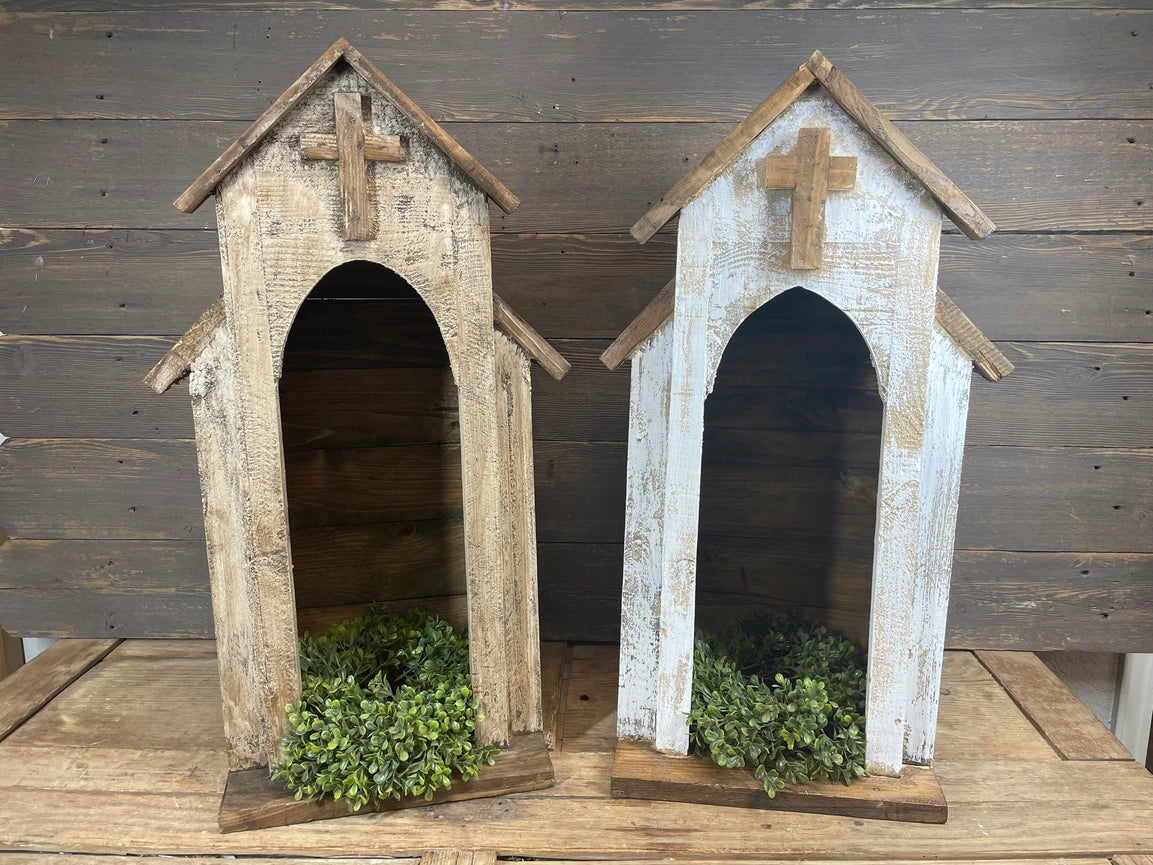 Old "time" Church... Rustic, yet stylish