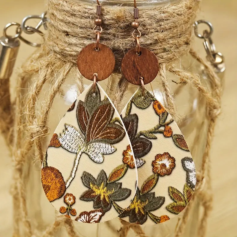 Vintage Floral Earrings