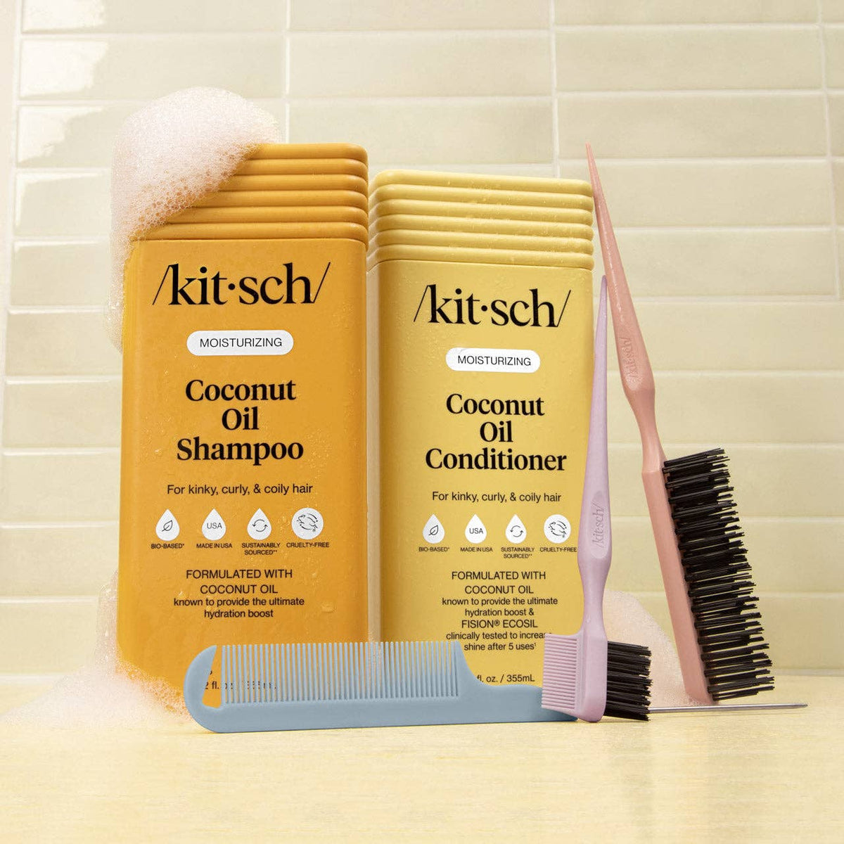Moisturizing Coconut Oil Shampoo & Conditioner Combo