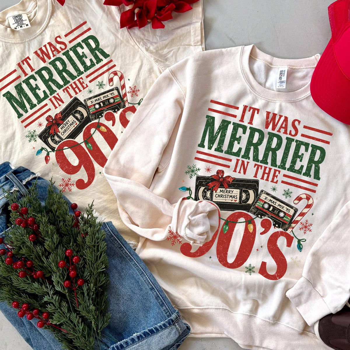 It Was Merrier in the ’90s Sweatshirt