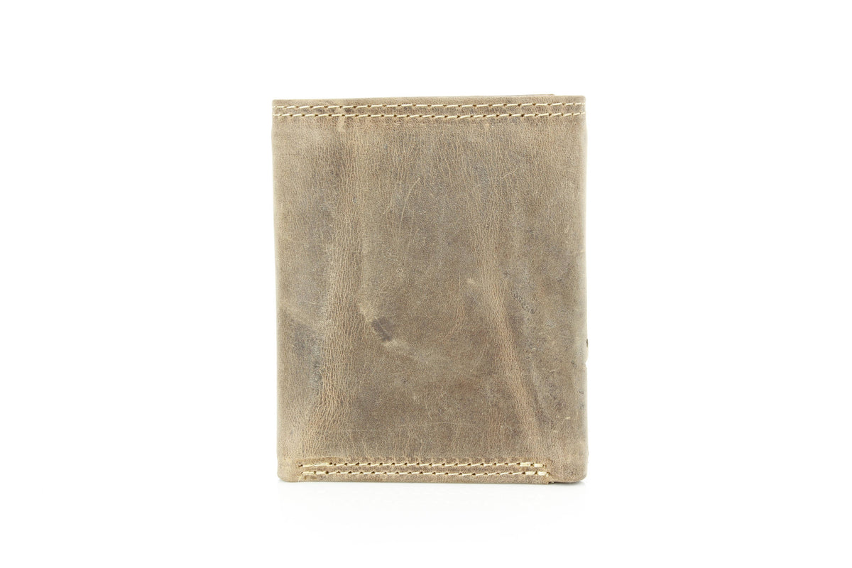 Men’s Tri-Fold Wallet with Cowboy Emboss ABMWVT 04