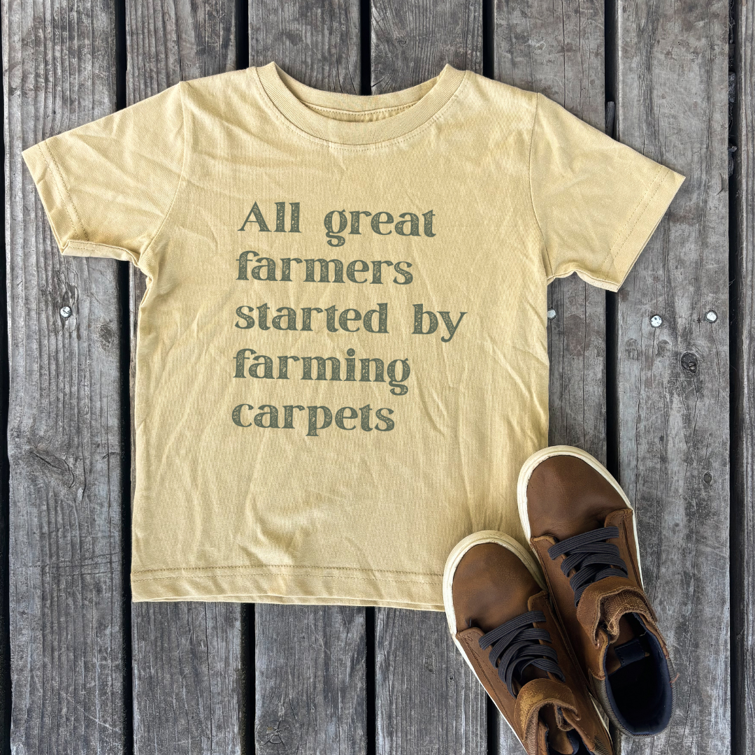 All Farmers Started By Farming Carpet Children's T-Shirt