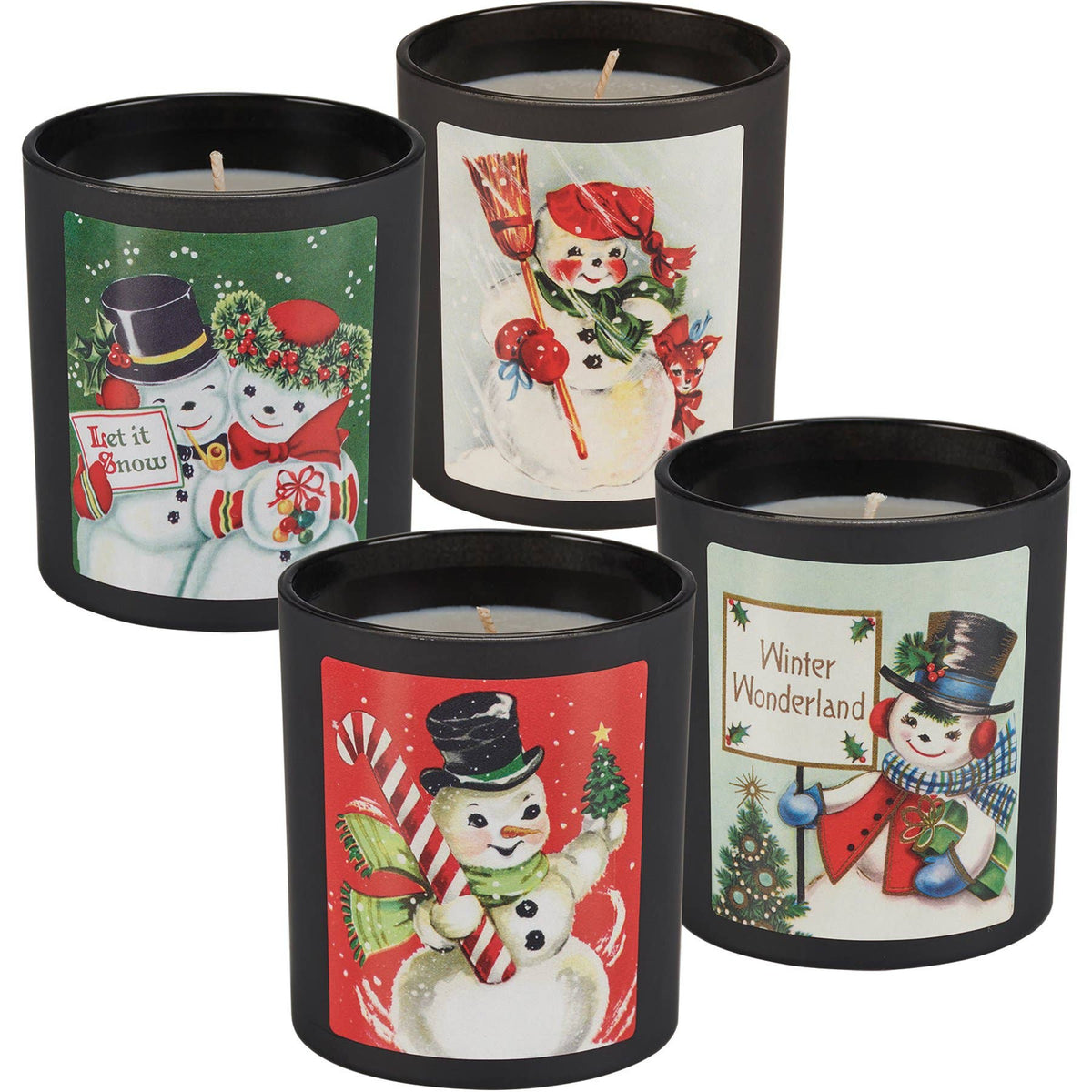 Snowy Friends Candle Set