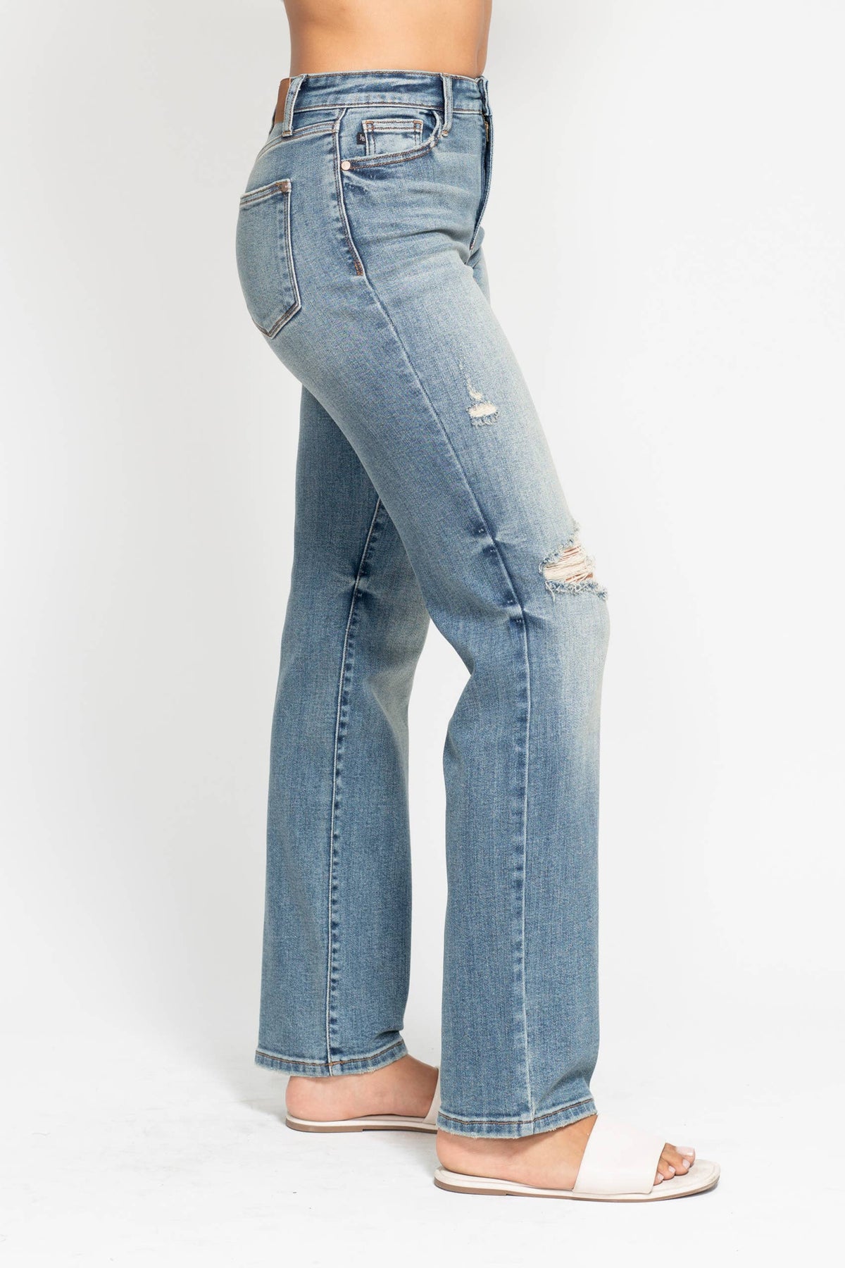 Judy Blue High Waisted Dad Straight Jean