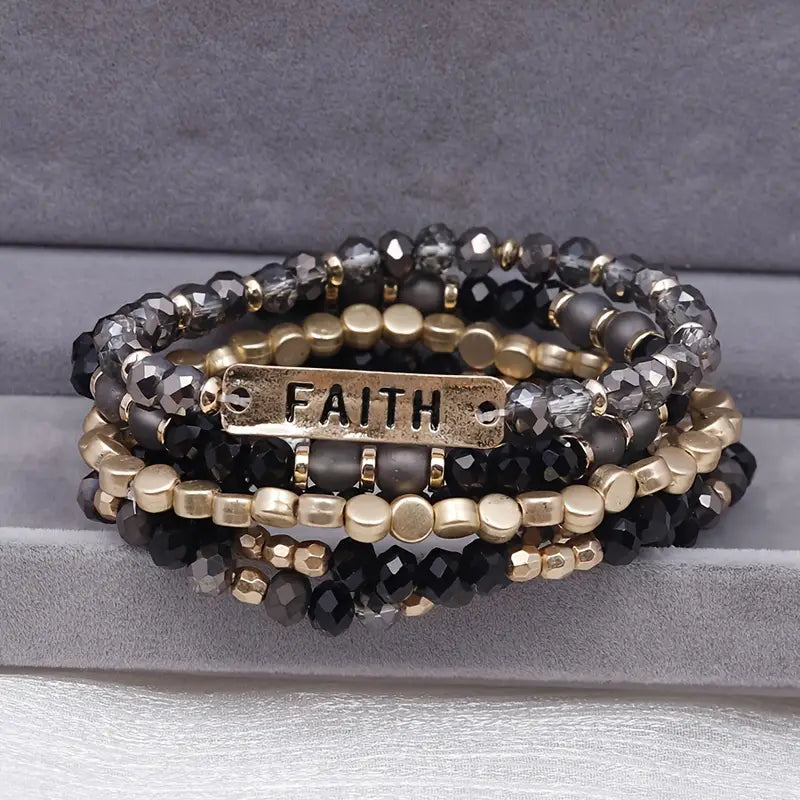 FAITH Bracelet- Black