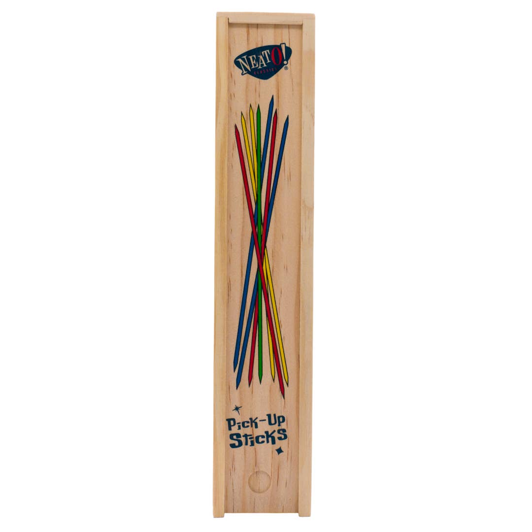 Neato! 41-Piece Pick-Up Sticks Game- Retro Classic, vintage