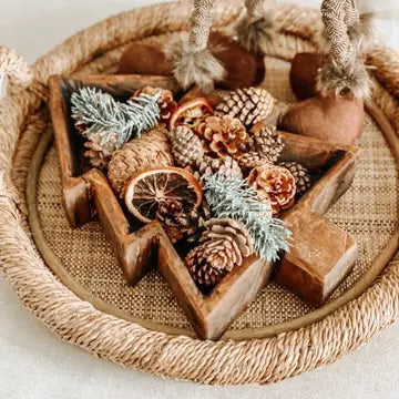 Wooden Bowls- Christmas Tree