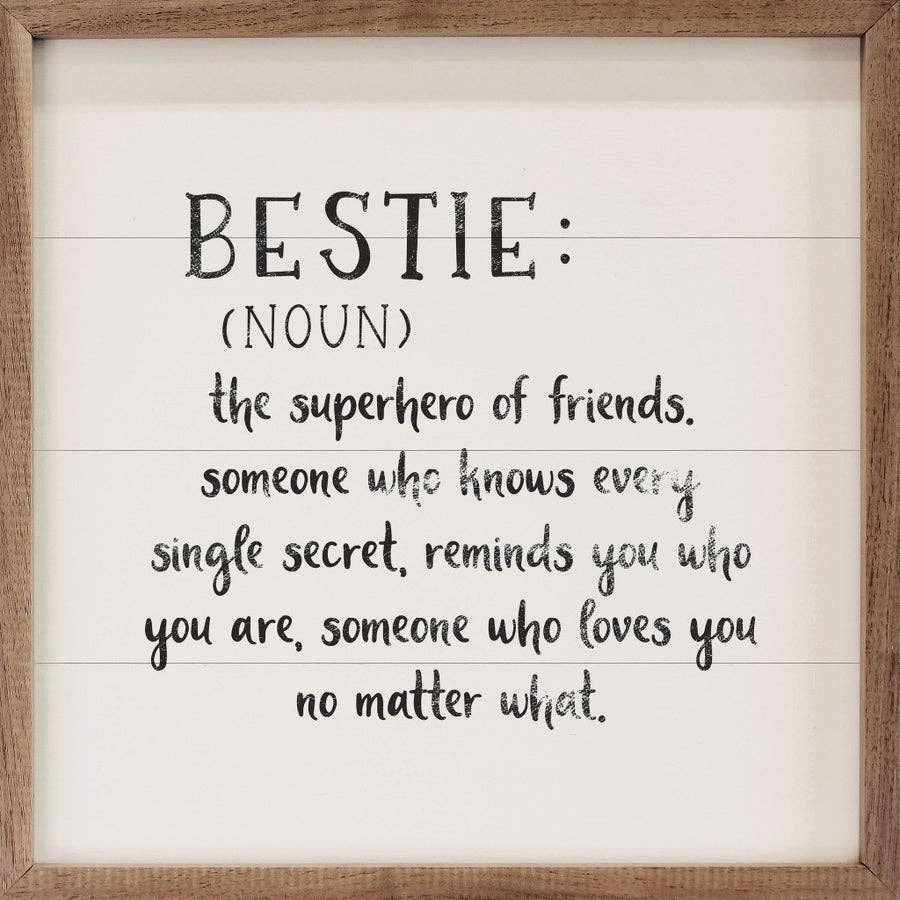 Bestie Definition White
