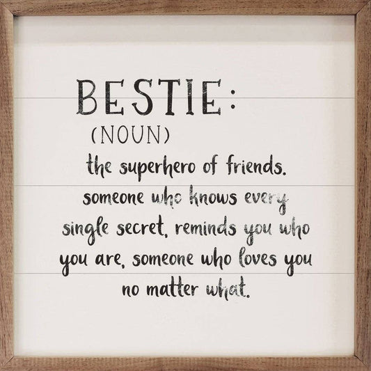 Bestie Definition White