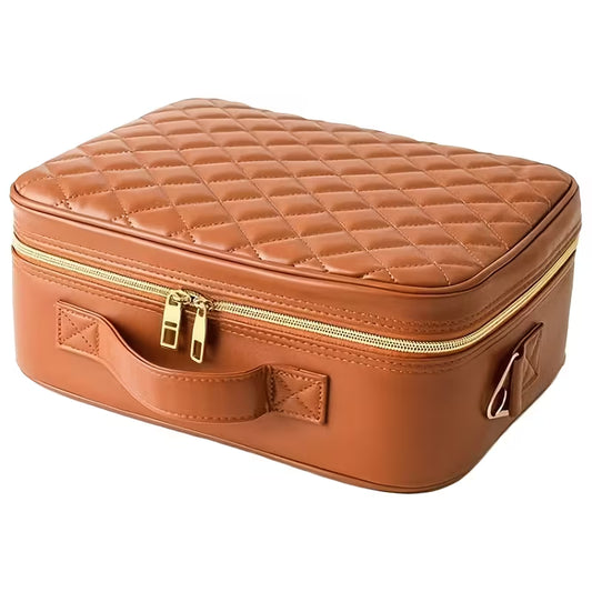 Large Cosmetic Case w/ light/mirror
