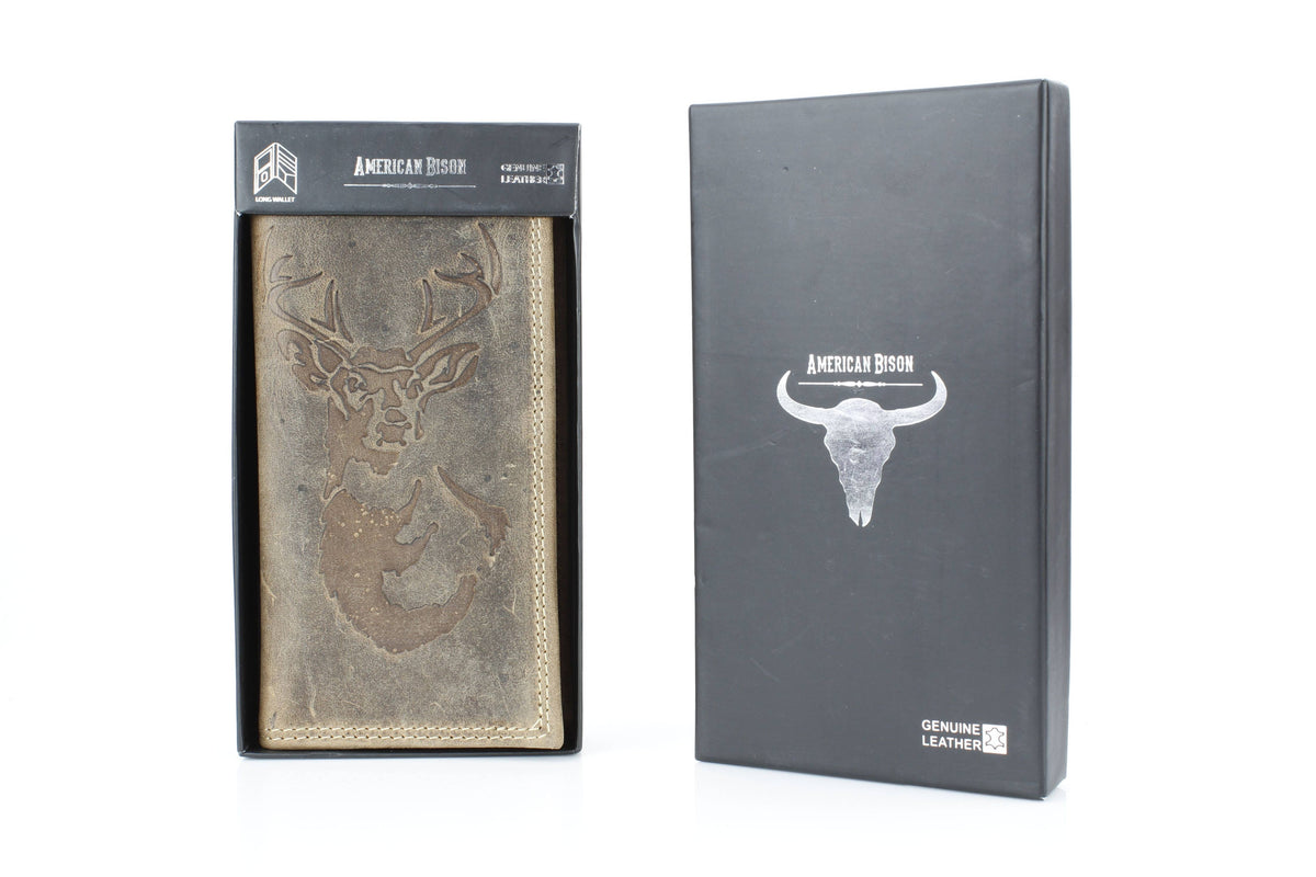 Men’s Rodeo Wallet with Deer Emboss ABMWVT 07