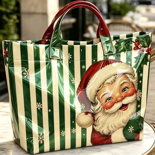 "Vintage" Santa Tote