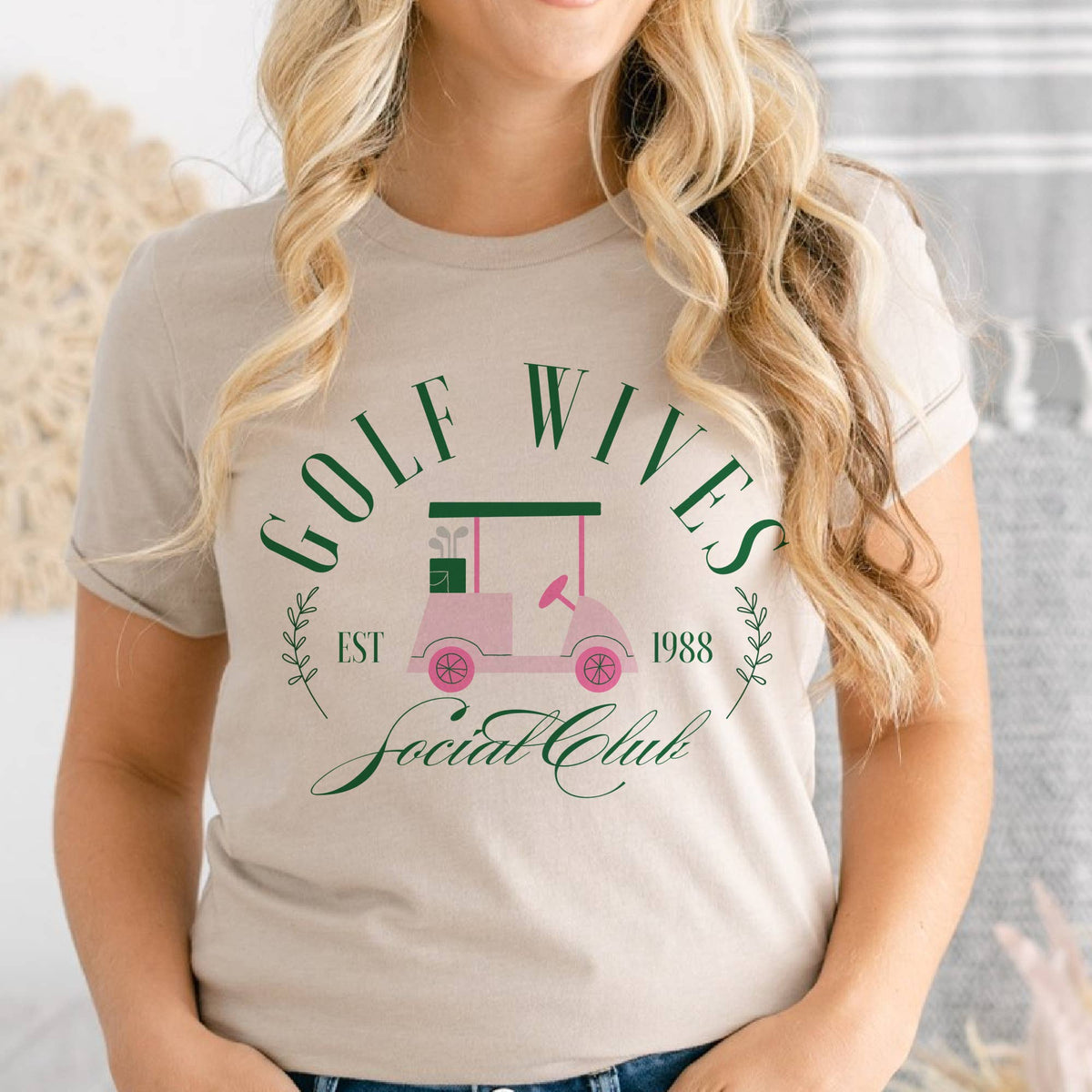 Golf Wives Social Club Country Golfing Social Graphic Tee