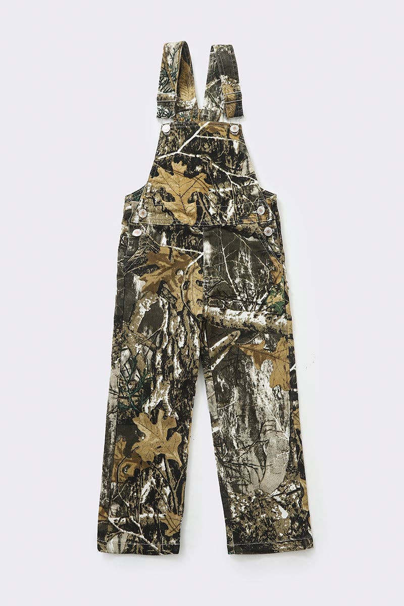Kids Leaves Printed Overalls