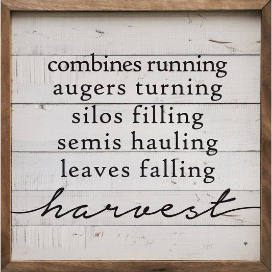 Harvest Combines Running Whitewash