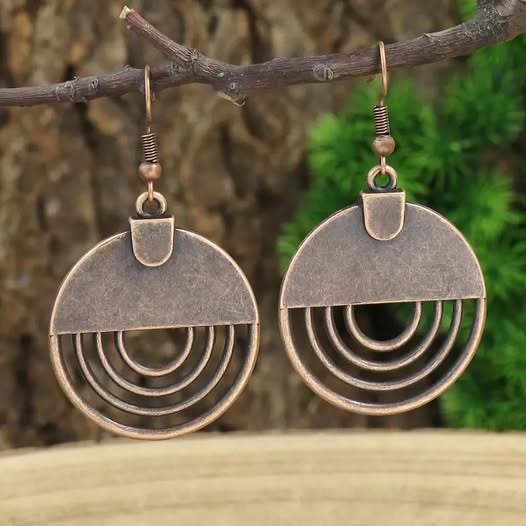 Retro Metal Earrings