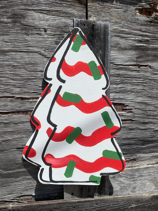 Wooden Decor Wall Hangers- CHRISTMAS TREE