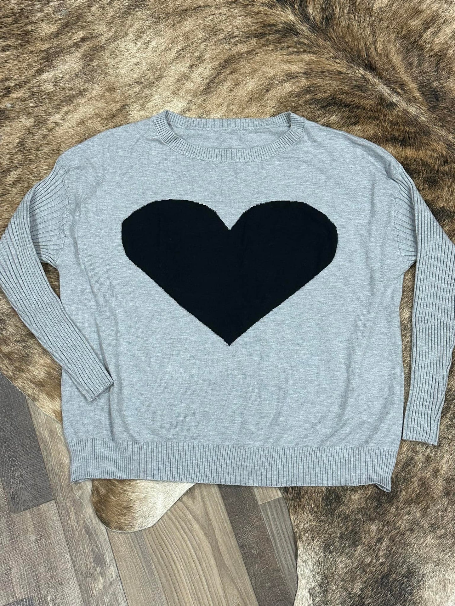 Black Heart Sweater