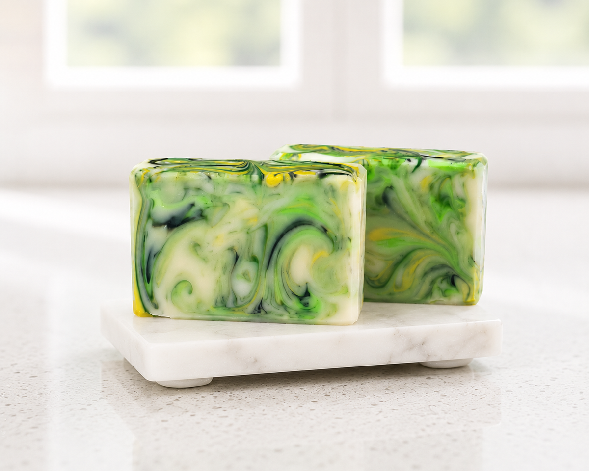 Dew the Do Handmade Soap | Lemon Lime Citrus Soda Soap Bar