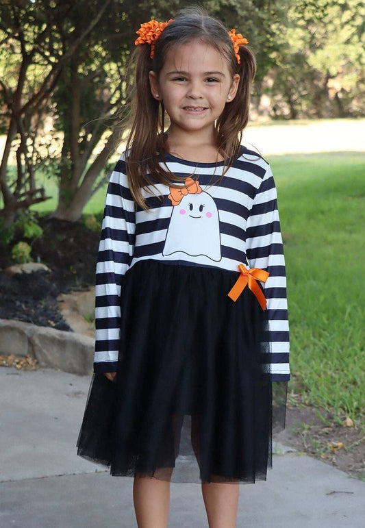 Ghost Stripped Dress