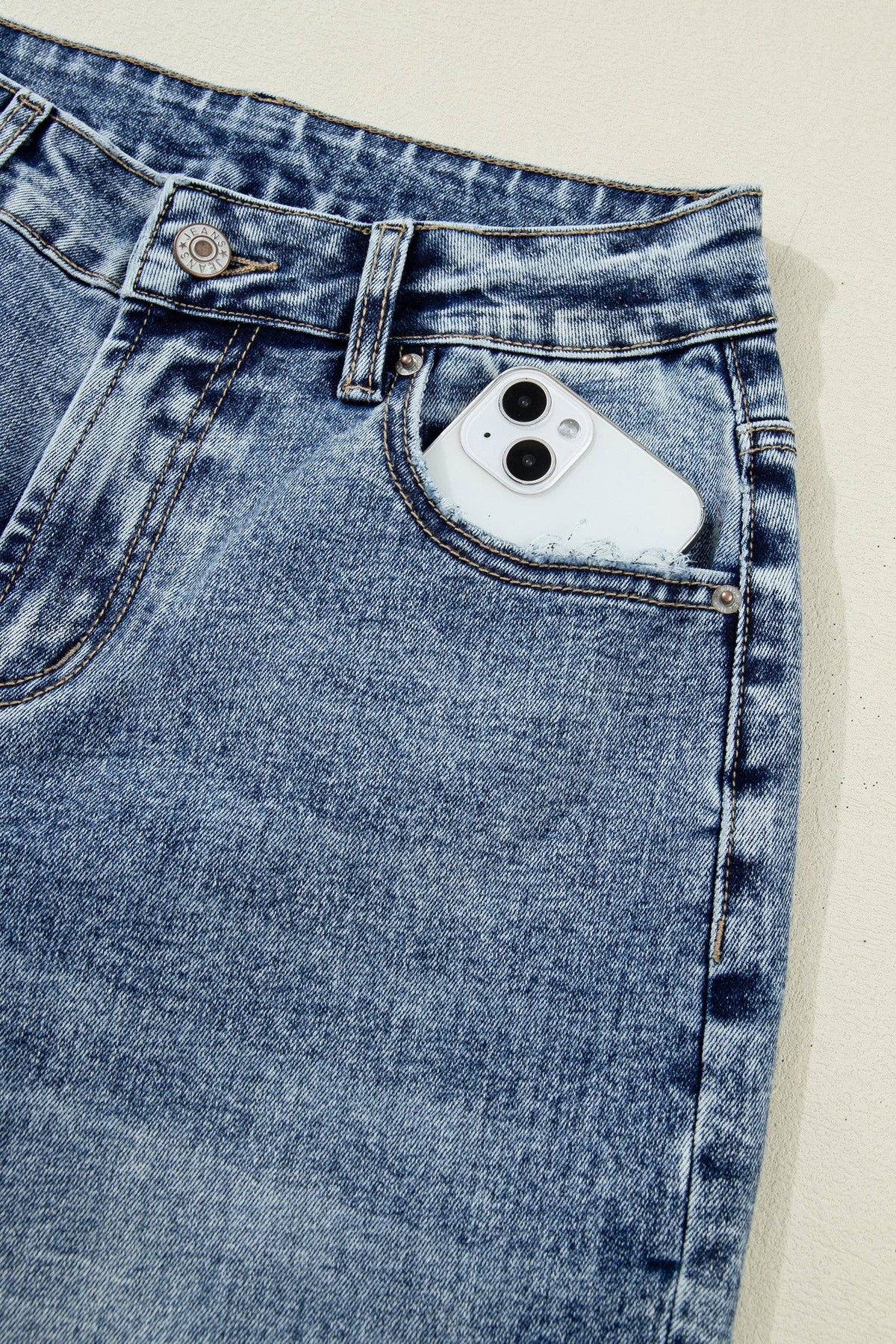 Elia Cuffed Straight Loose Jeans