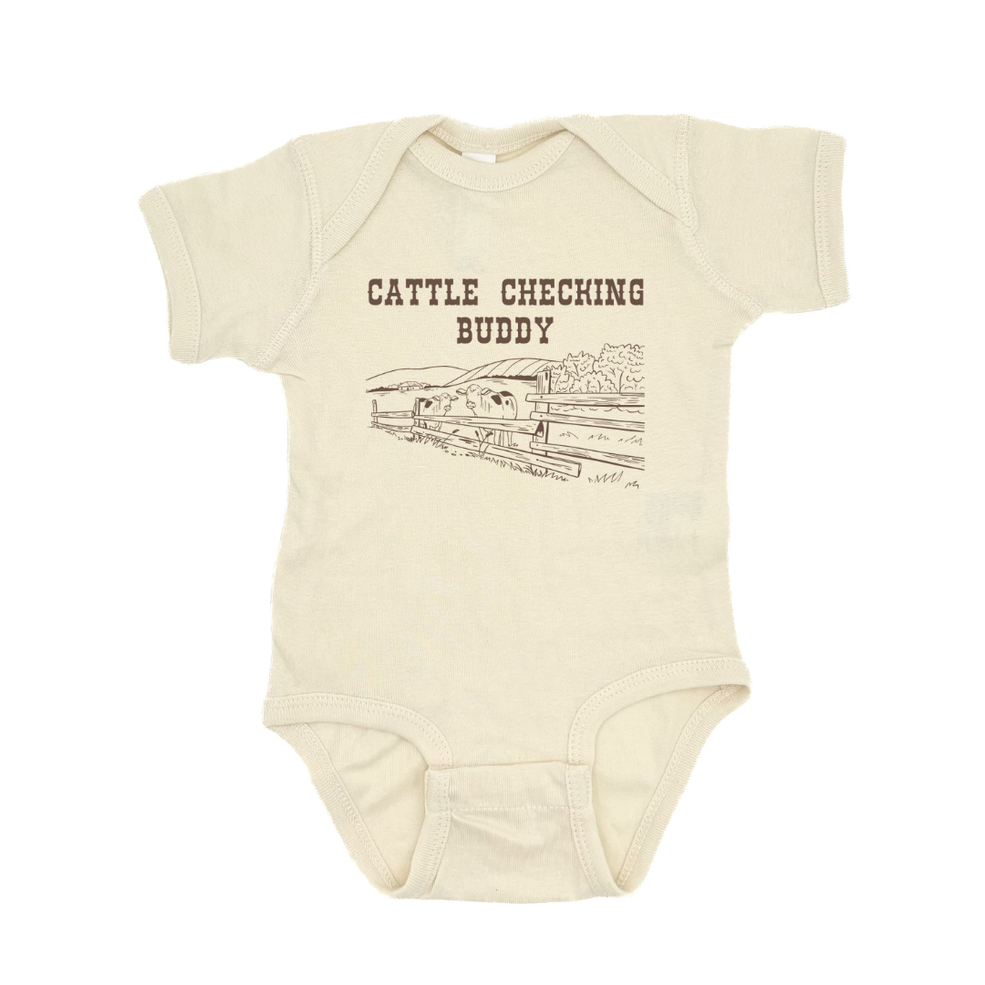Cattle Checking Buddy Infant Bodysuit