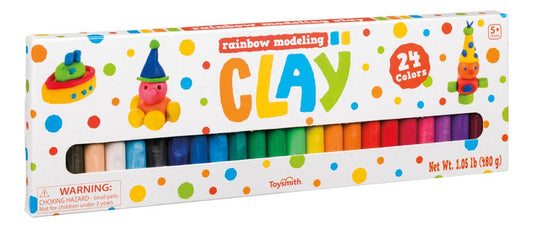 Toysmith Rainbow Clay, 24 Different Colors