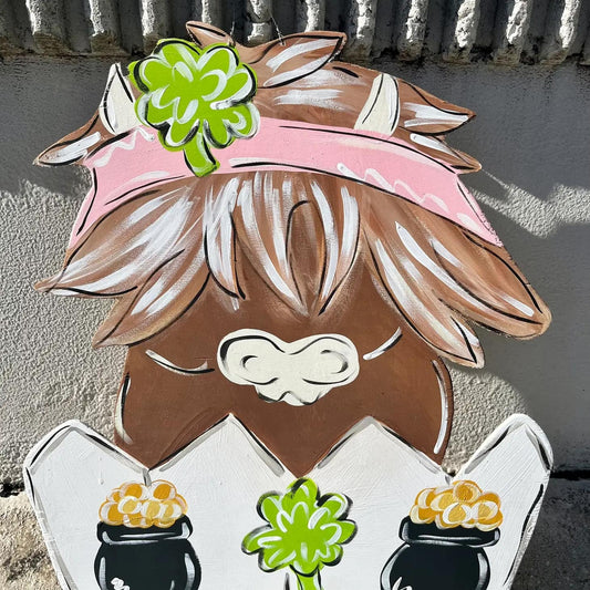 Highland Cow Door Hanger...