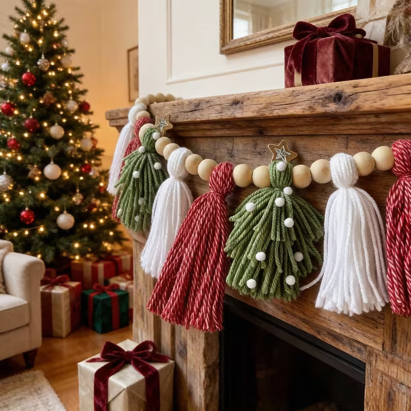 Christmas Wooden Garland