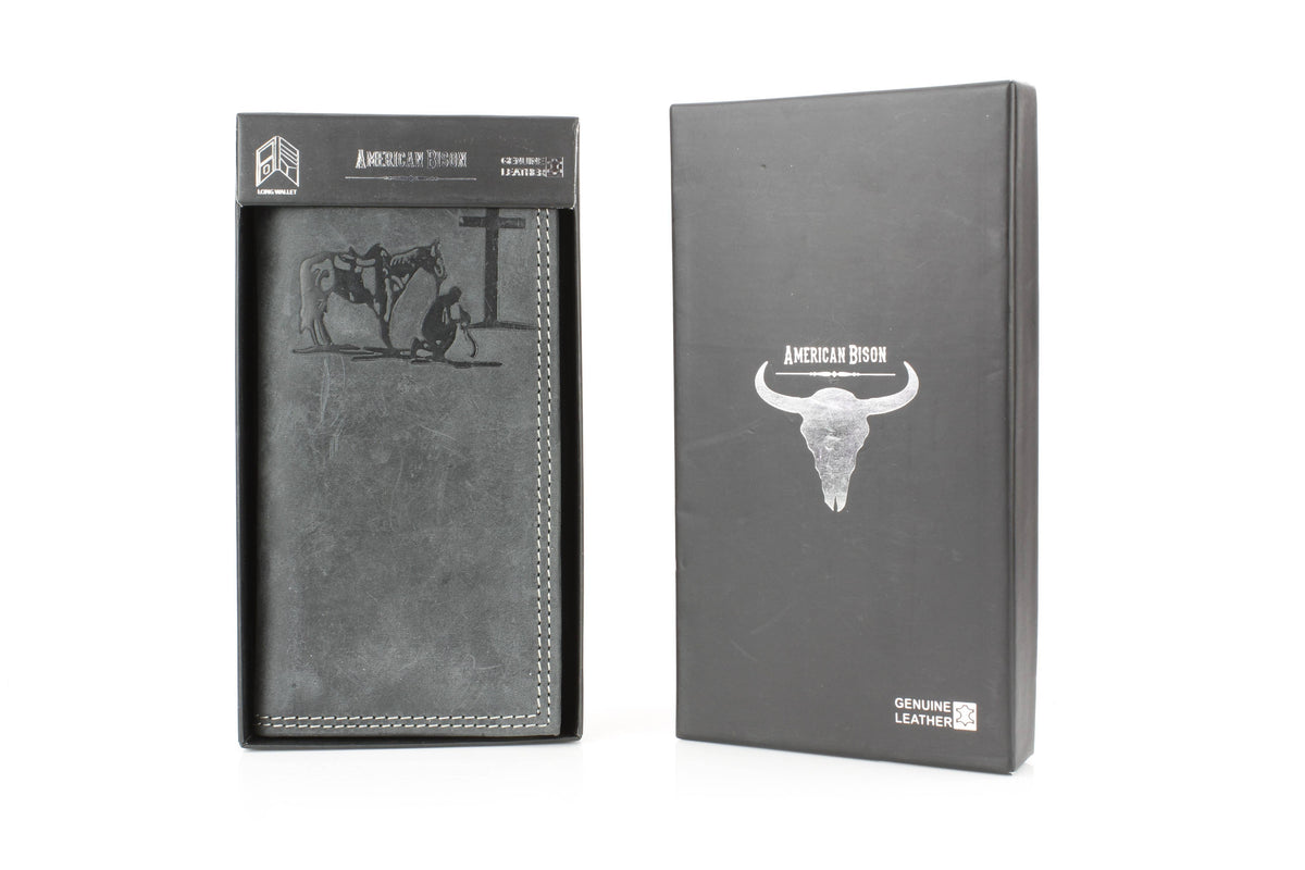 Men’s Rodeo Wallet with Cowboy Emboss ABMWVT 06