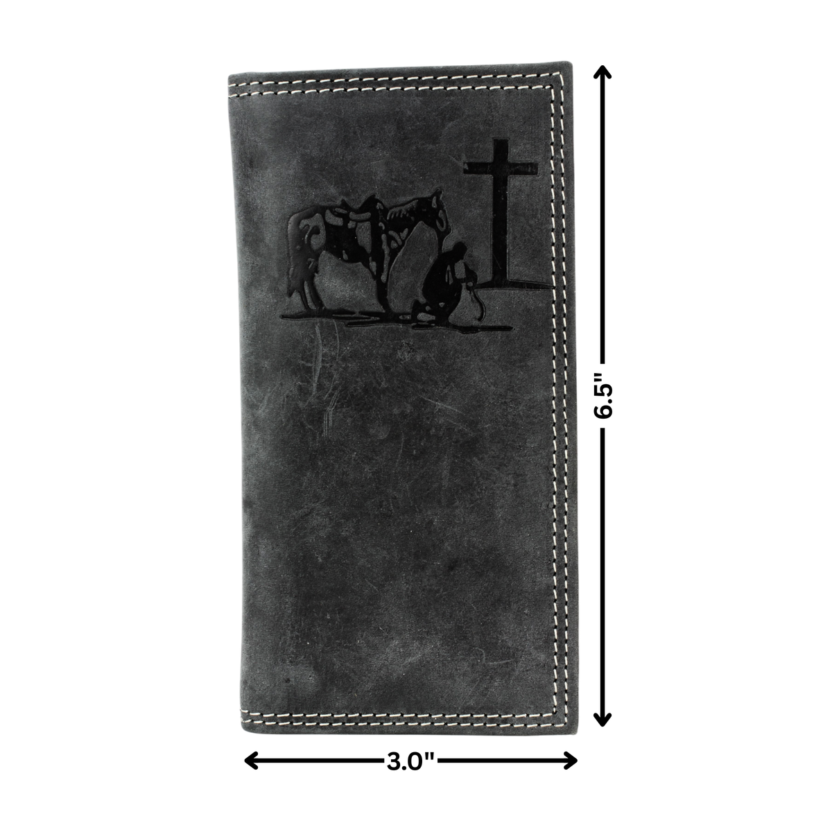 Men’s Rodeo Wallet with Cowboy Emboss ABMWVT 06