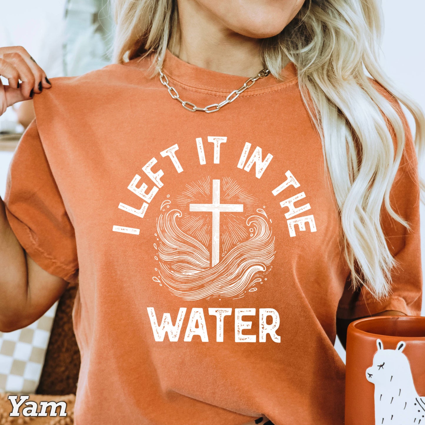 I Left It In The Water Christian Graphic Tee| Comfort Colors