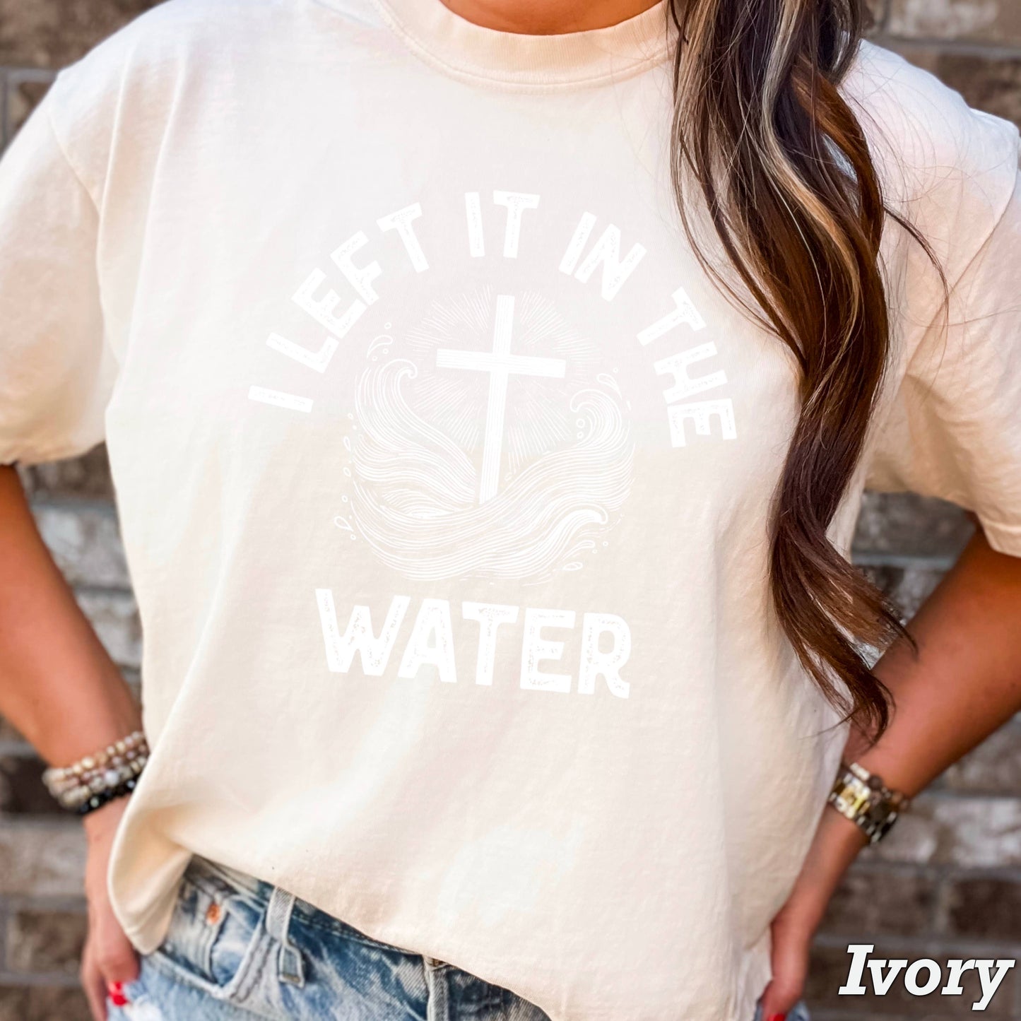 I Left It In The Water Christian Graphic Tee| Comfort Colors