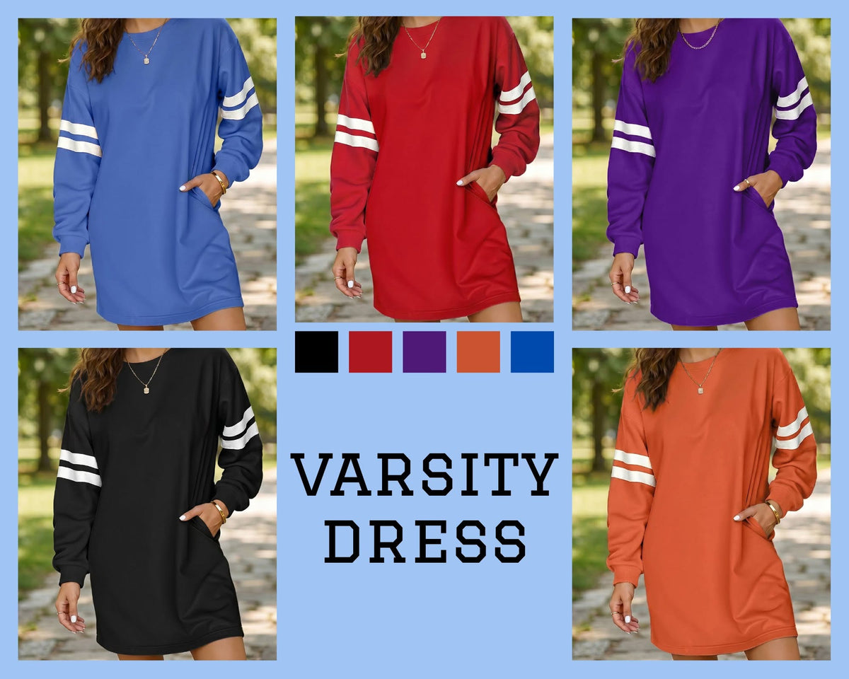 Purple Varsity Dress