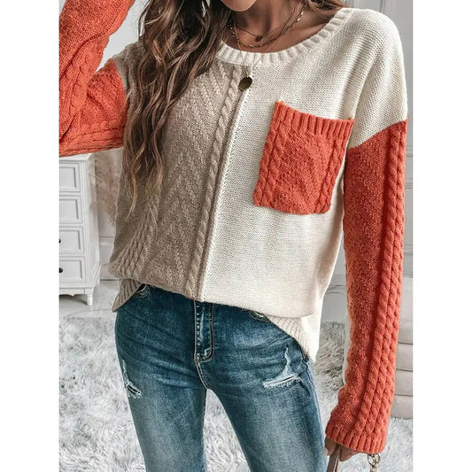 Sweater- Color Block Style