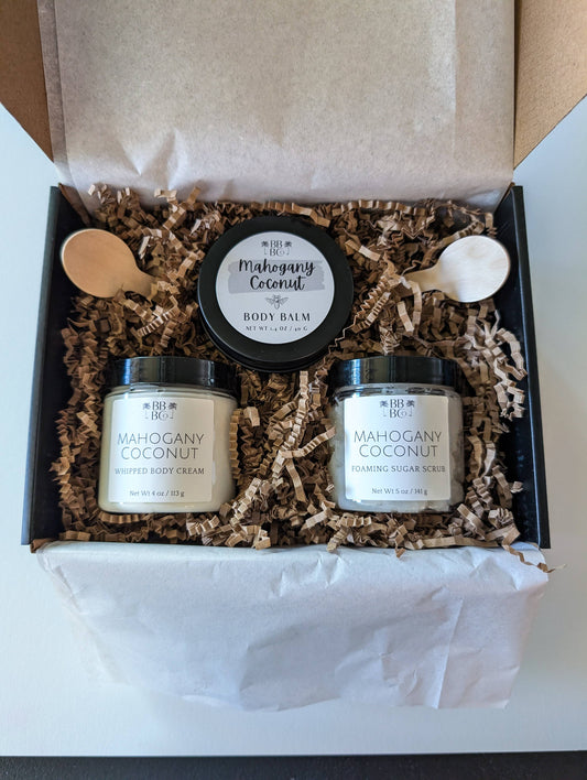 Mahogany Coconut Men's Skin Care Gift Set