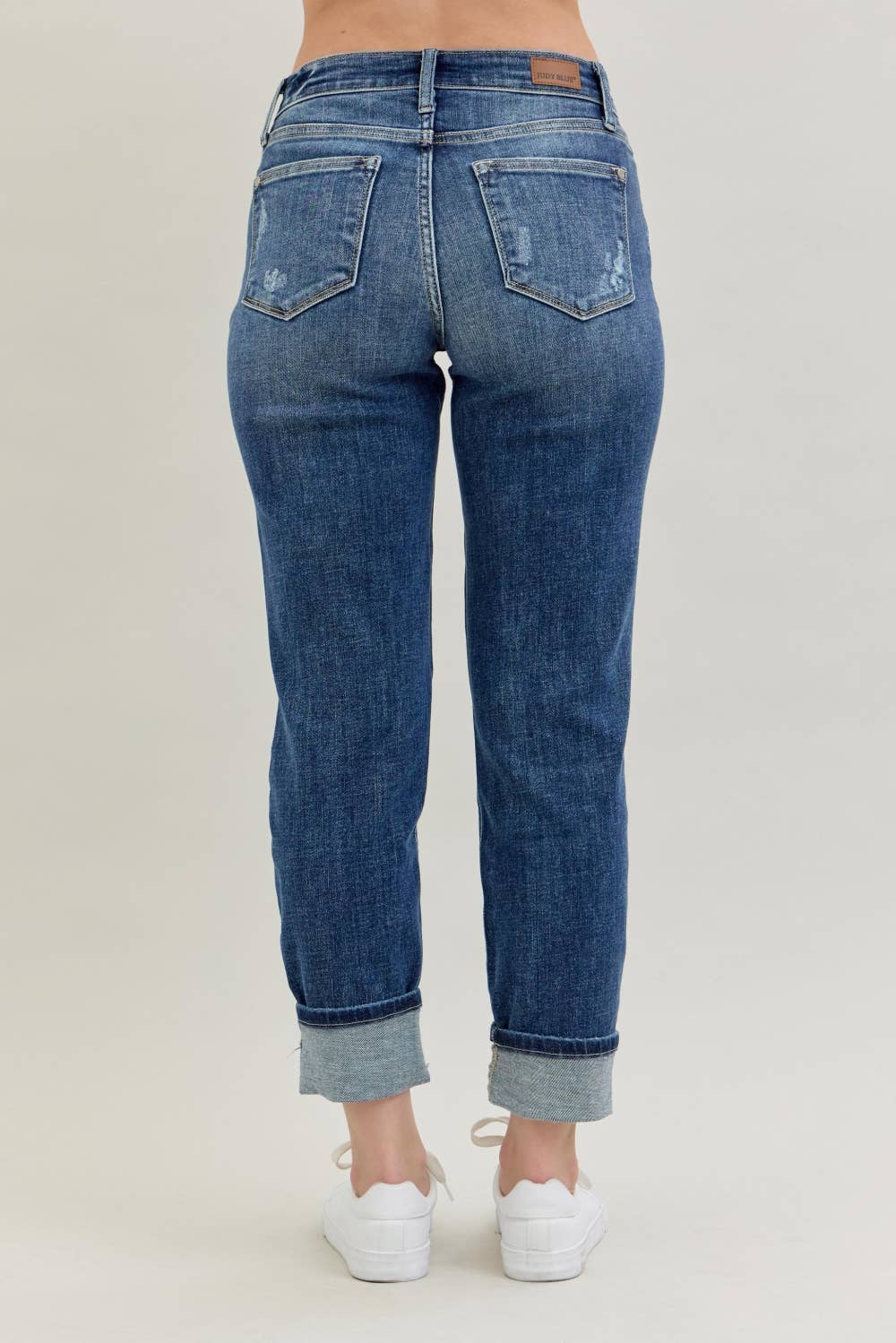 Judy Blue Jeans- Midrise Cuffed Boyfriend