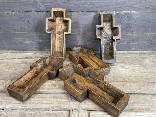 Wooden Cross Bowl