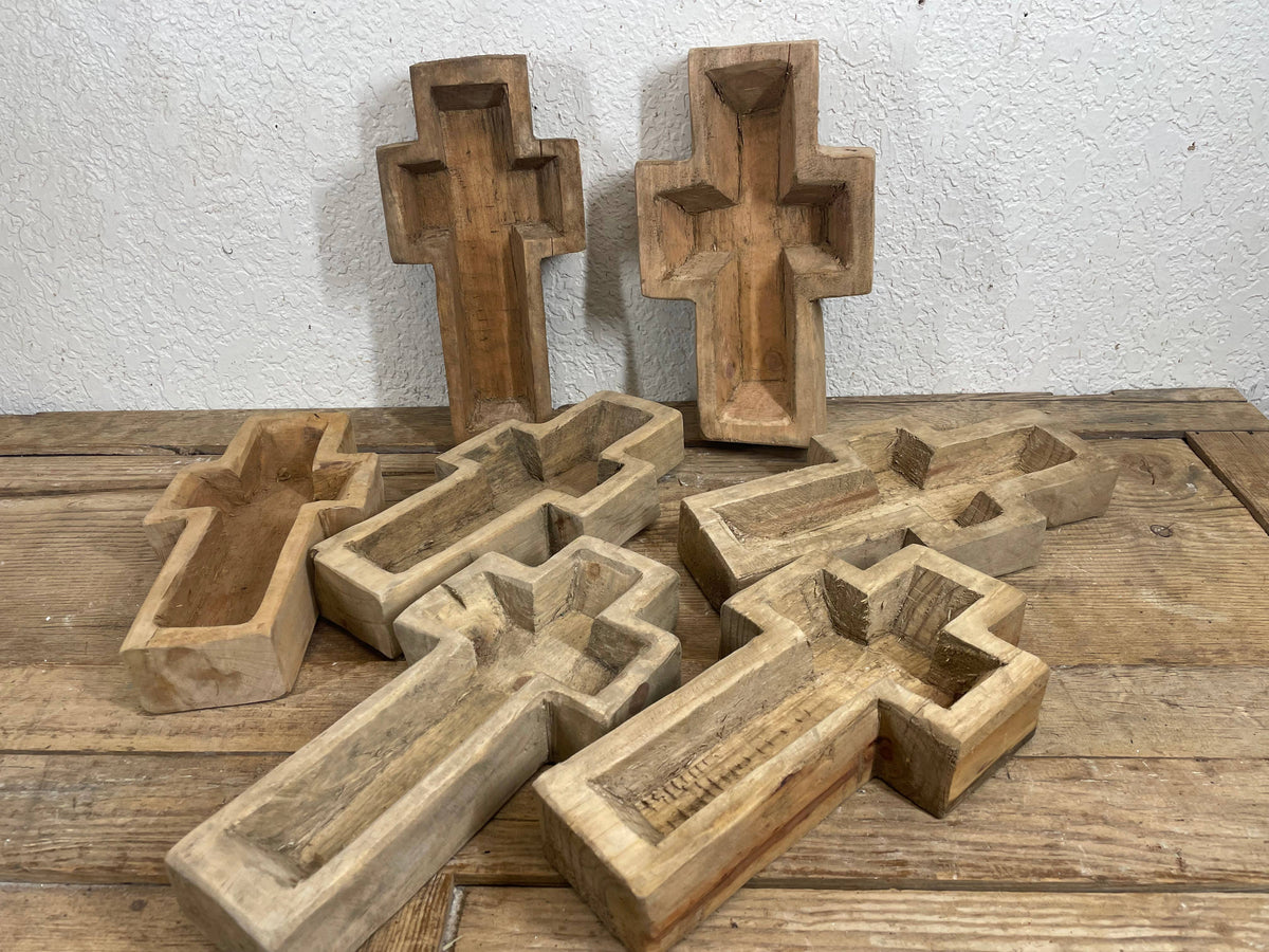 NFC-Small Cross Bowl-WH5-6x12-Unfinished-NFC-Cross-Small-$7