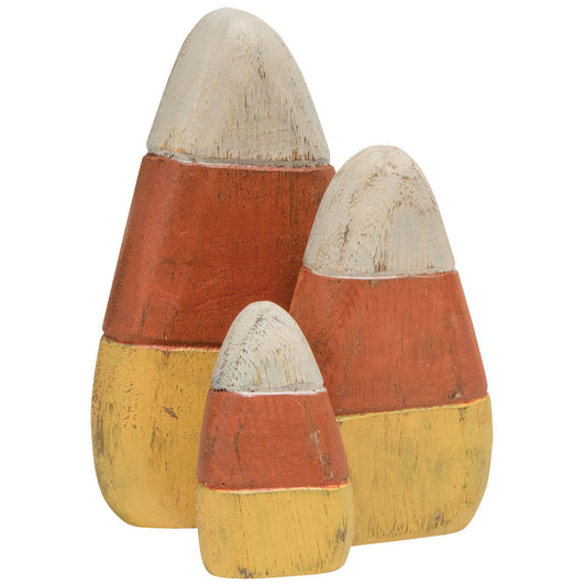 3 Piece Set- Wooden Candy Corn