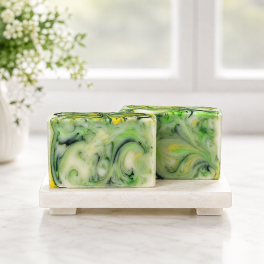 Dew the Do Handmade Soap | Lemon Lime Citrus Soda Soap Bar