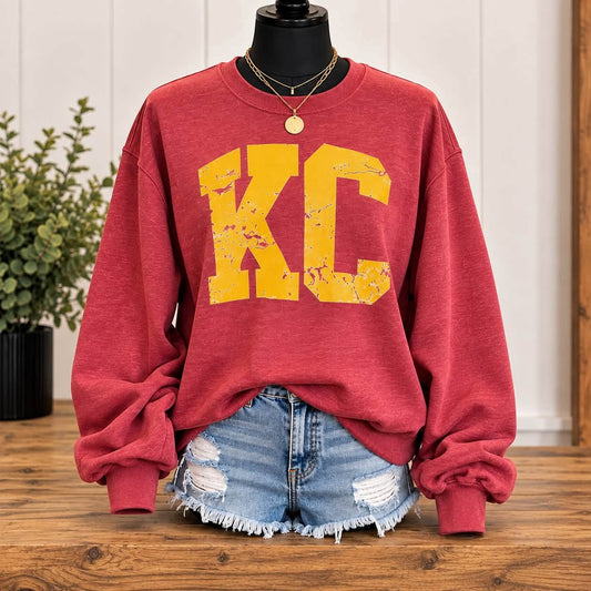 KC Chiefs Sweatshirt- Red