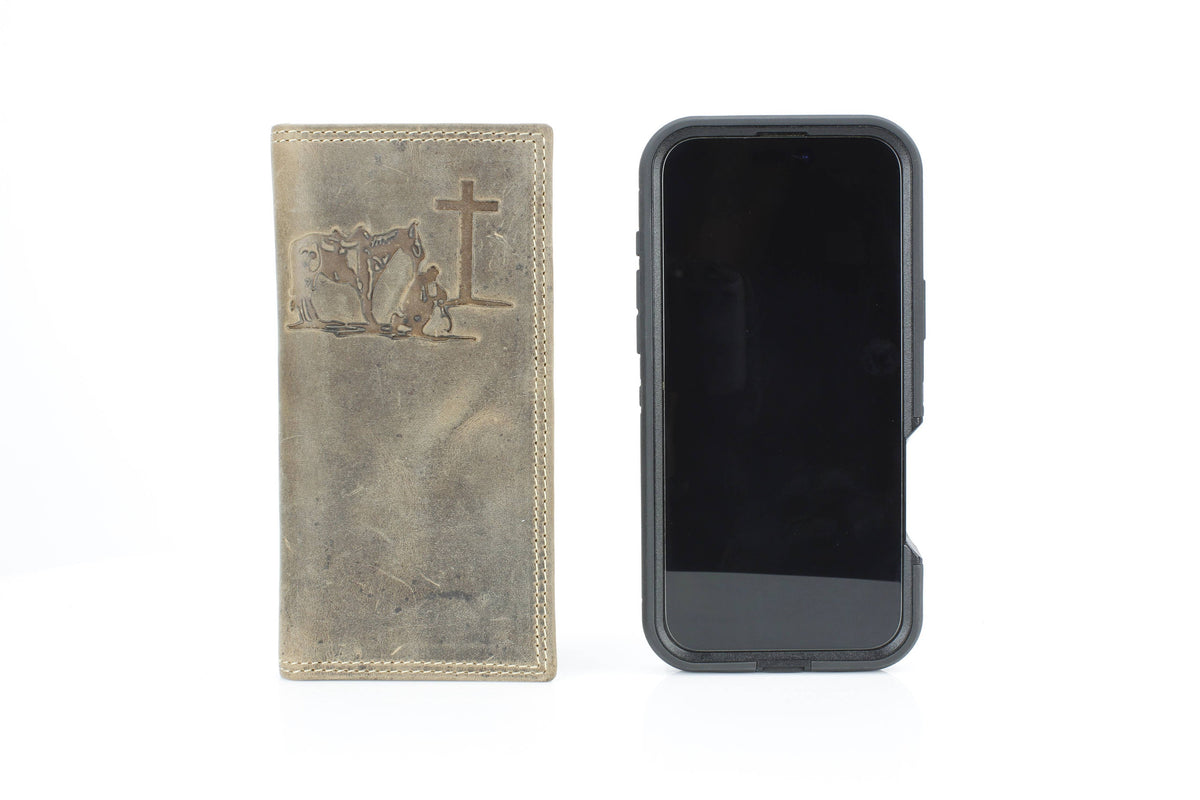Men’s Rodeo Wallet with Cowboy Emboss ABMWVT 06