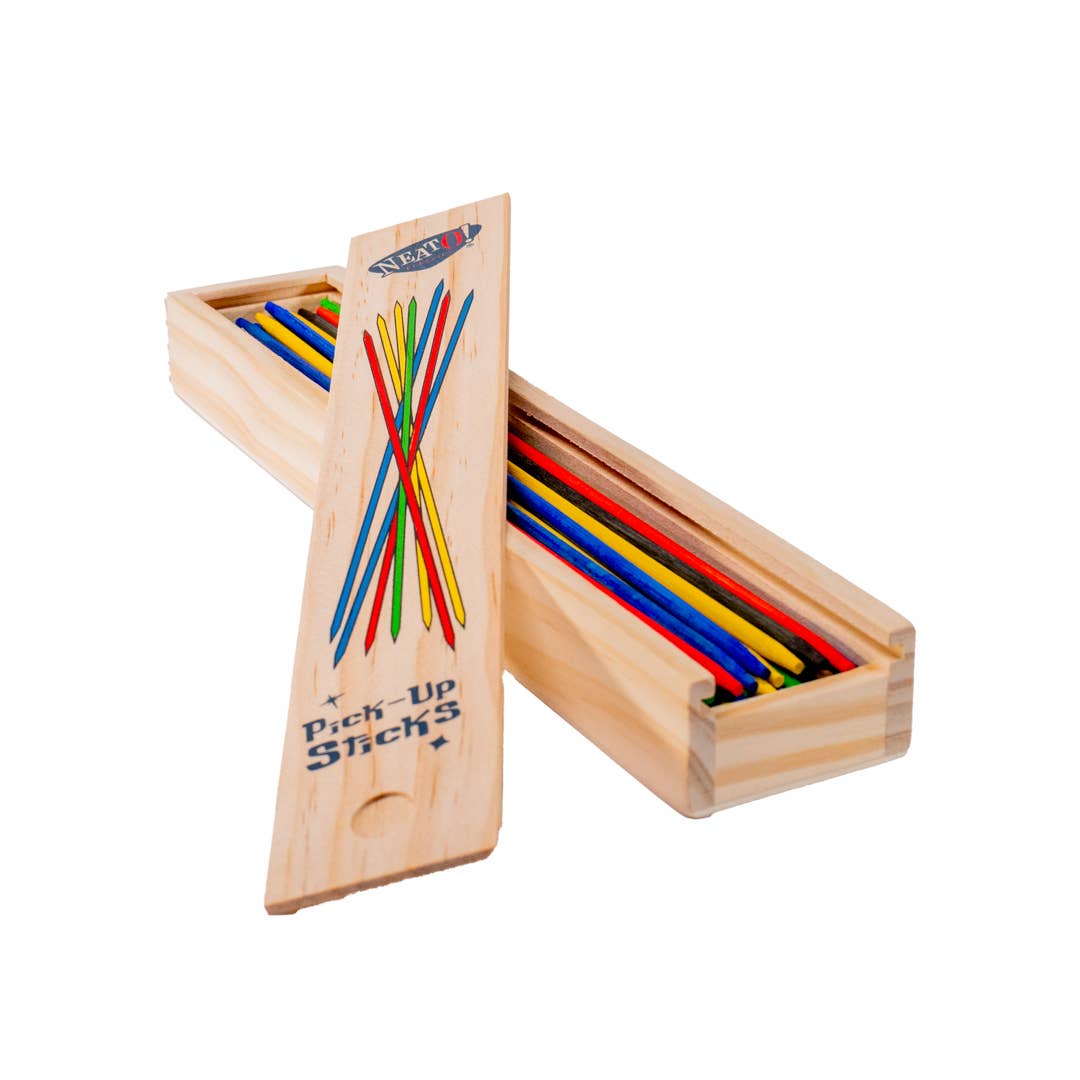 Neato! 41-Piece Pick-Up Sticks Game- Retro Classic, vintage