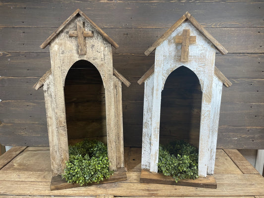 Old "time" Church... Rustic, yet stylish