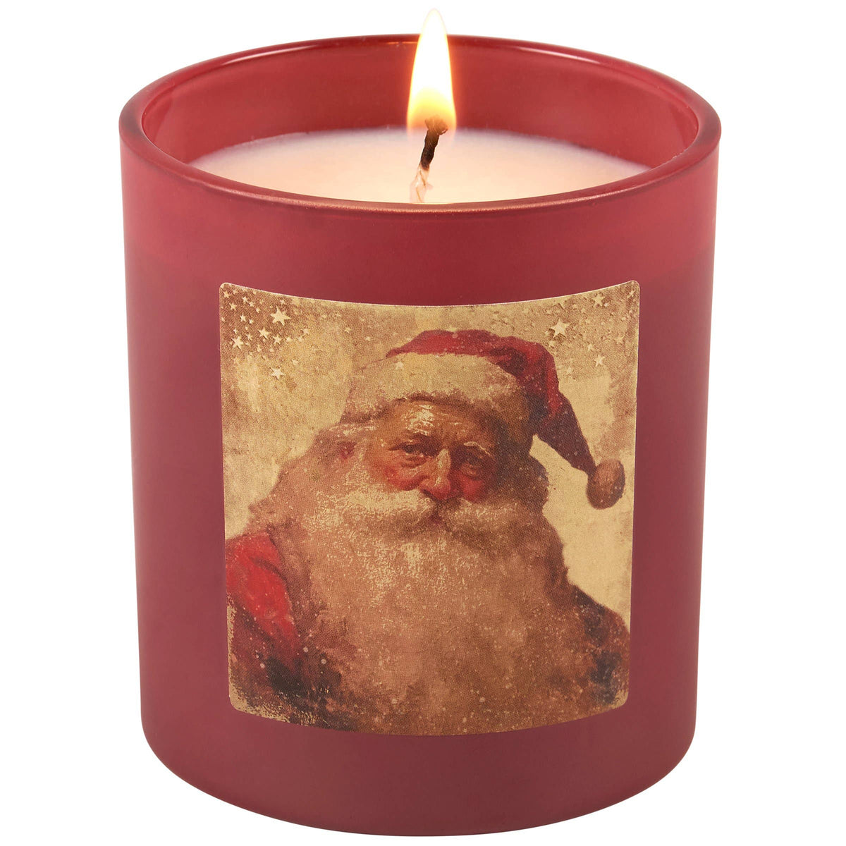 Santa's Portrait Candle